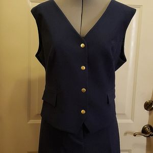 Sold!Eva Mendes Vest and Boot Cut Pants